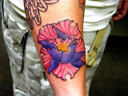 Tattoos - Japanese flower - 63343
